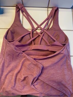 lululemon athletica Dusty Mauve Athletic Tank Top
